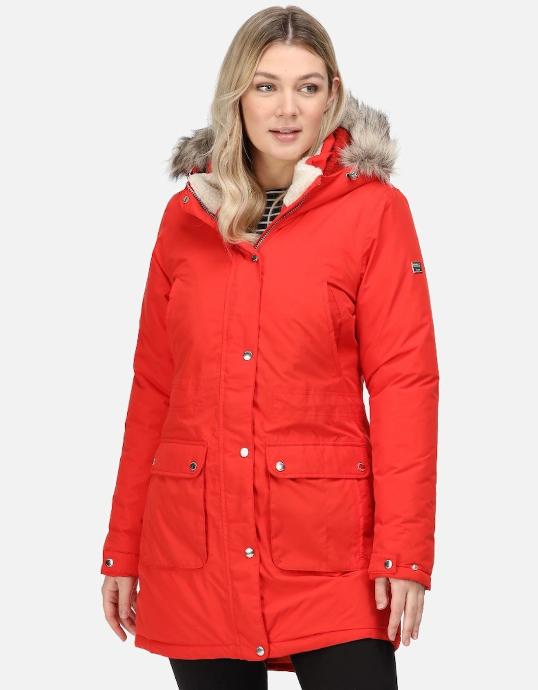 Womens Voltera Waterproof Insulated Parka Jacket, 7 of 6