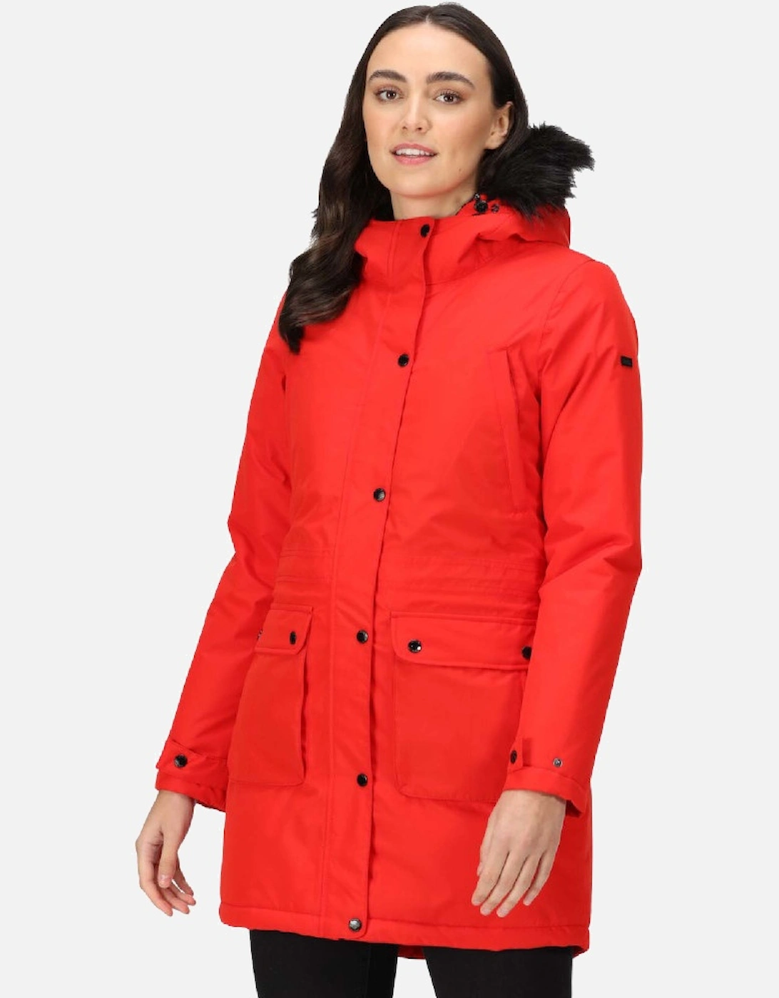 Womens Voltera Waterproof Insulated Parka Jacket, 5 of 4