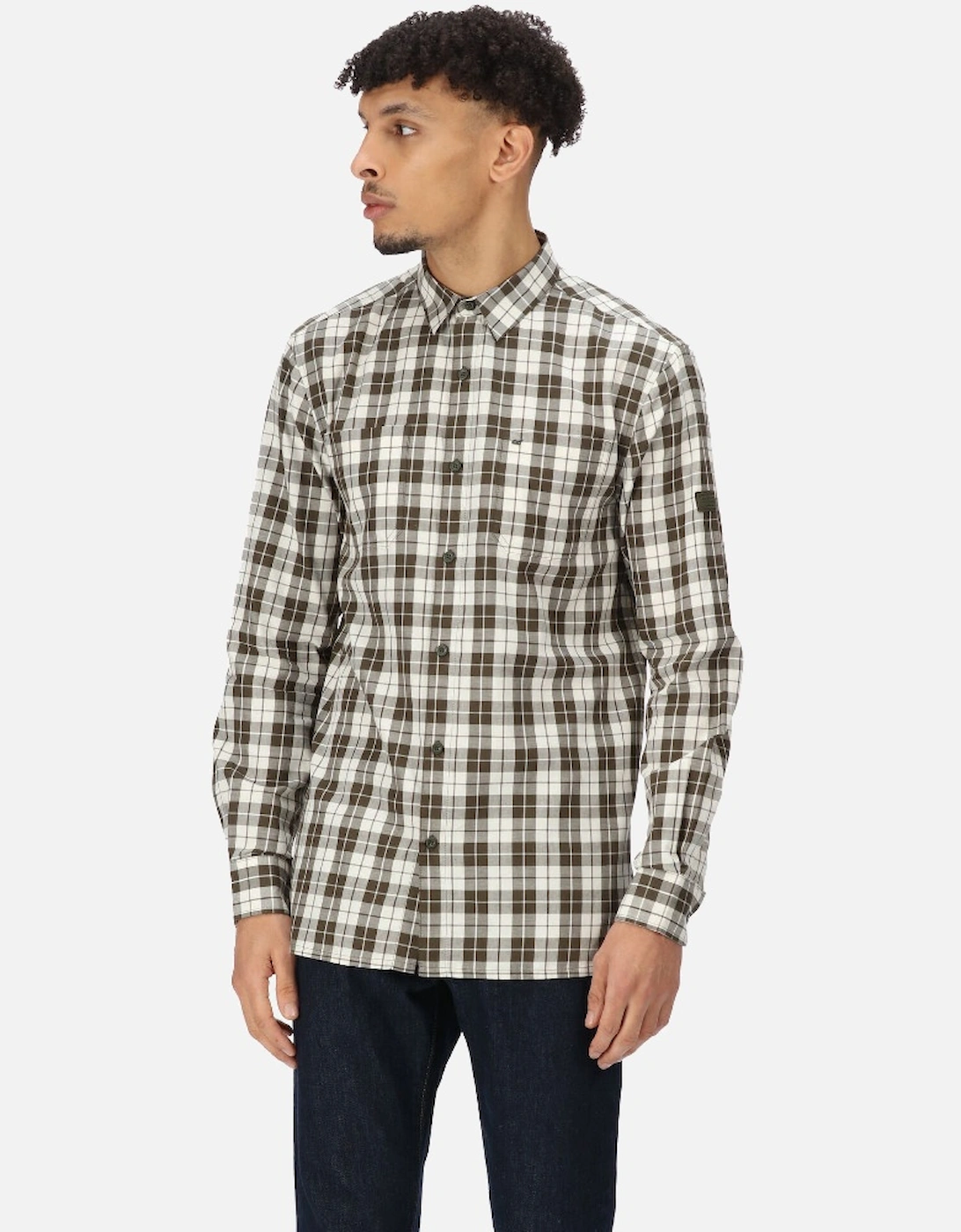 Mens Lance Organic Cotton Long Sleeve Shirt, 5 of 4