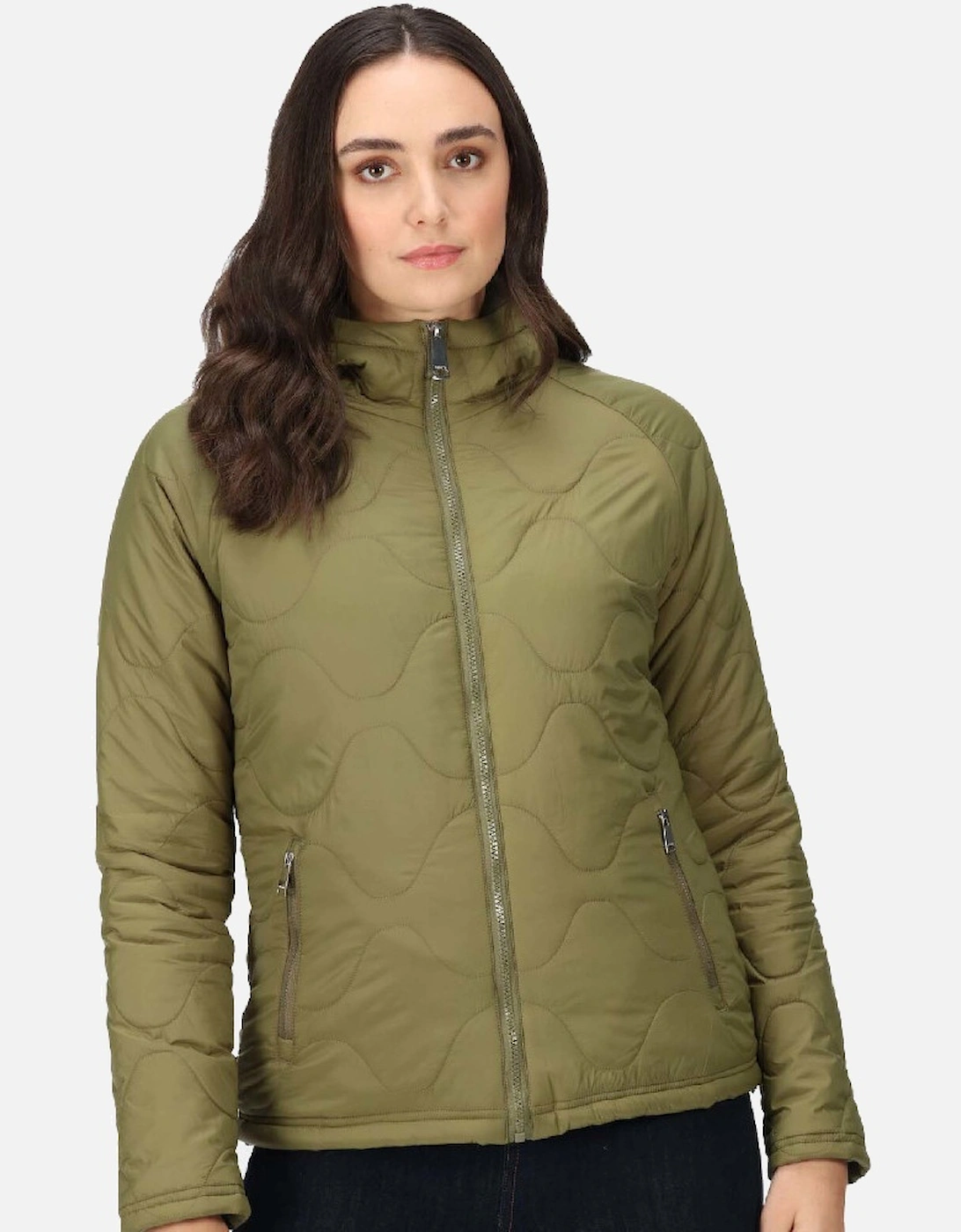 Womens Ellerie Padded Hooded Insulated Coat, 5 of 4