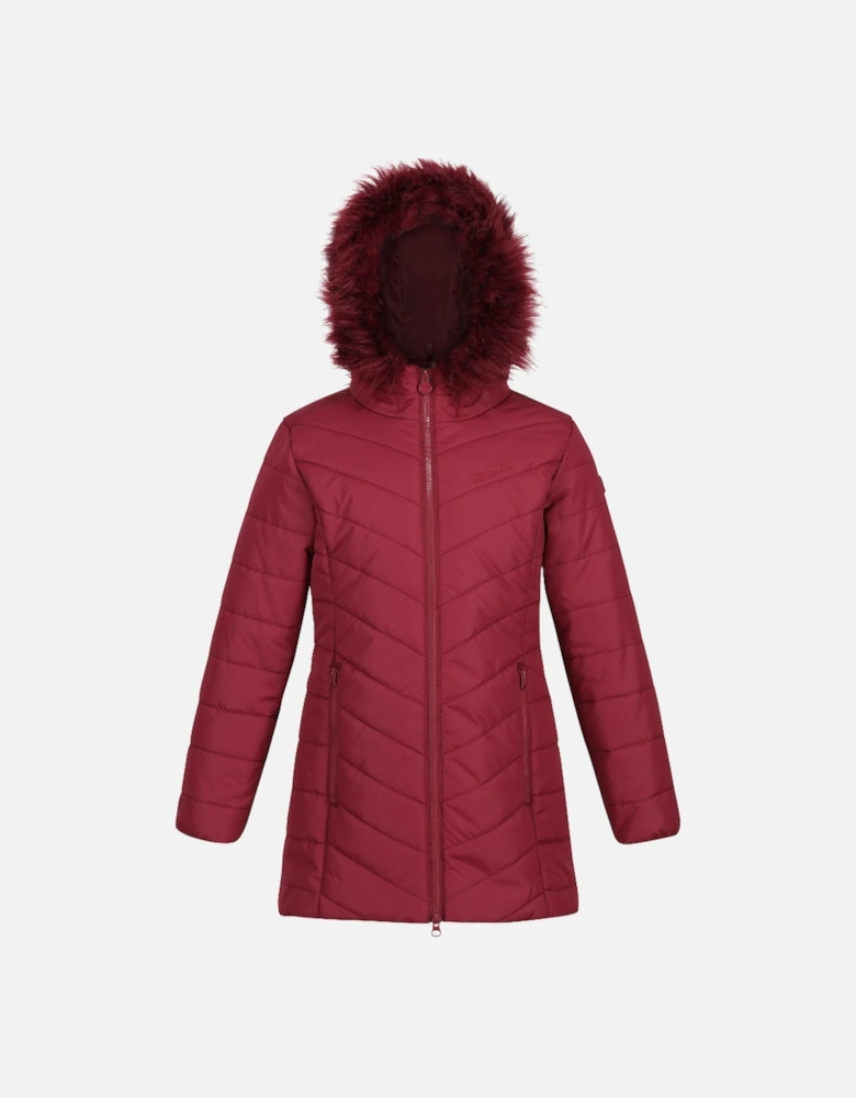 Girls Fabrizia Padded Warm Hooded Parka Jacket