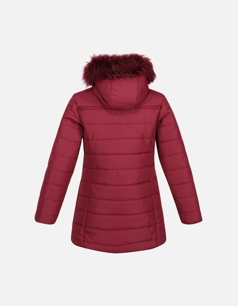 Girls Fabrizia Padded Warm Hooded Parka Jacket