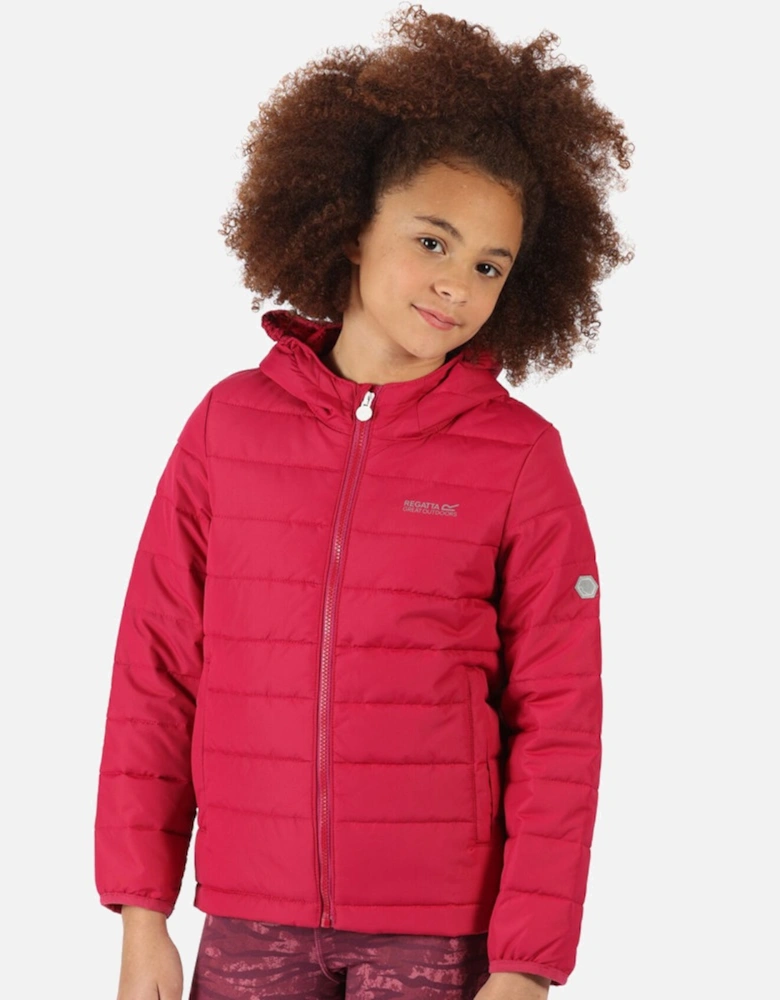 Kids Junior Helfa Insulated Quilted Hooded Jacket