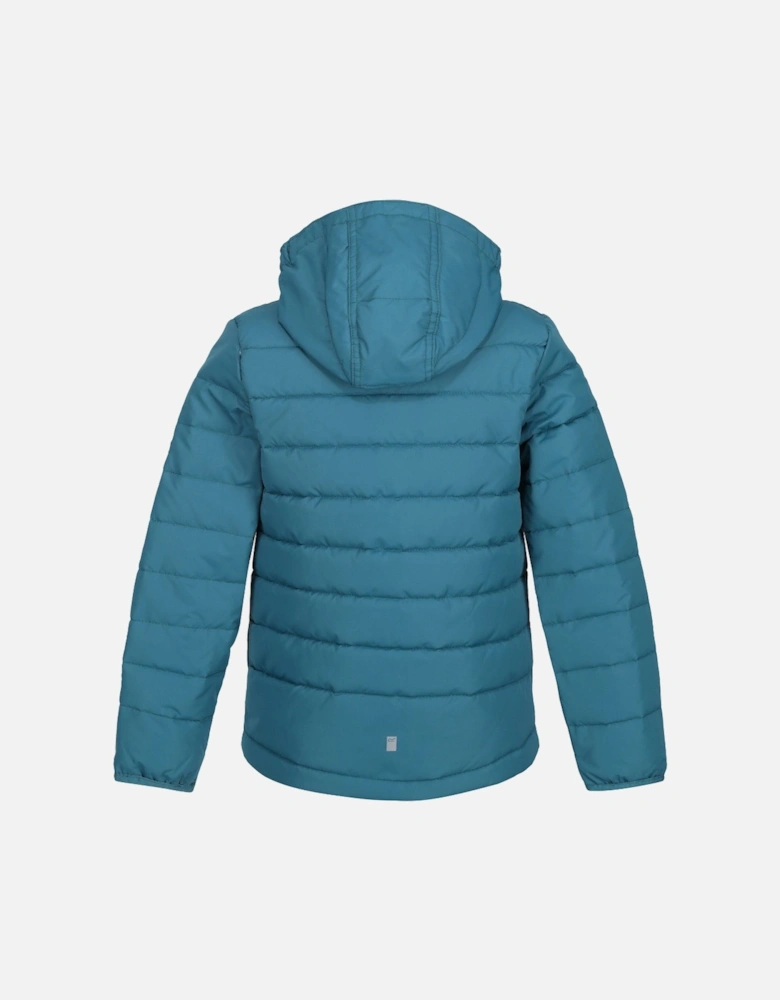 Kids Junior Helfa Insulated Quilted Hooded Jacket