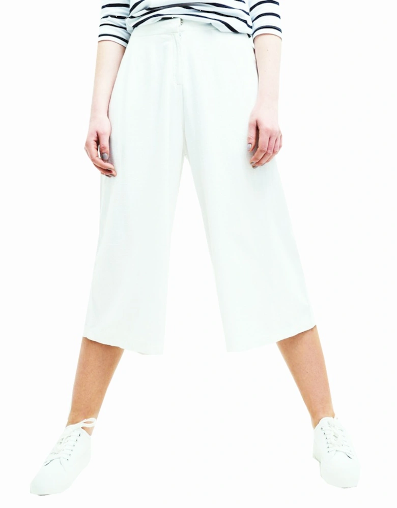 Womens Madley Elasticated Casual Trousers Culottes
