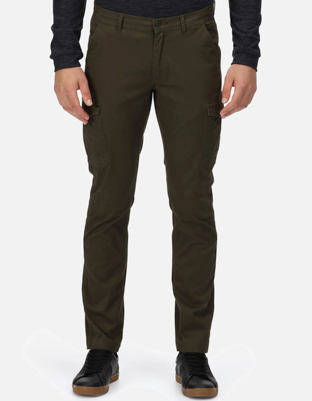 Mens Bryer II Coolweave Cotton Cargo Trousers, 5 of 4