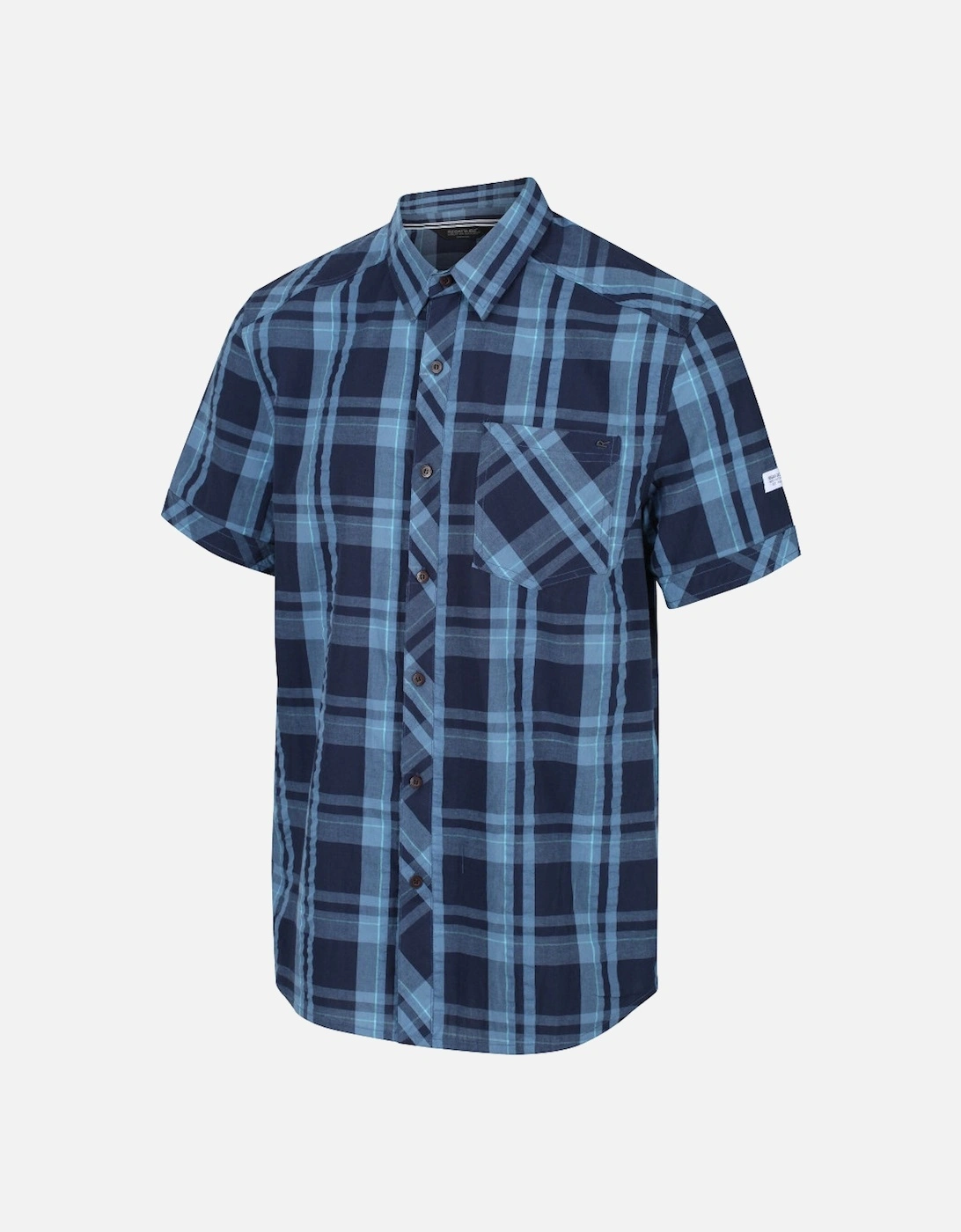 Mens Deakin III Check Cotton Short Sleeve Shirt