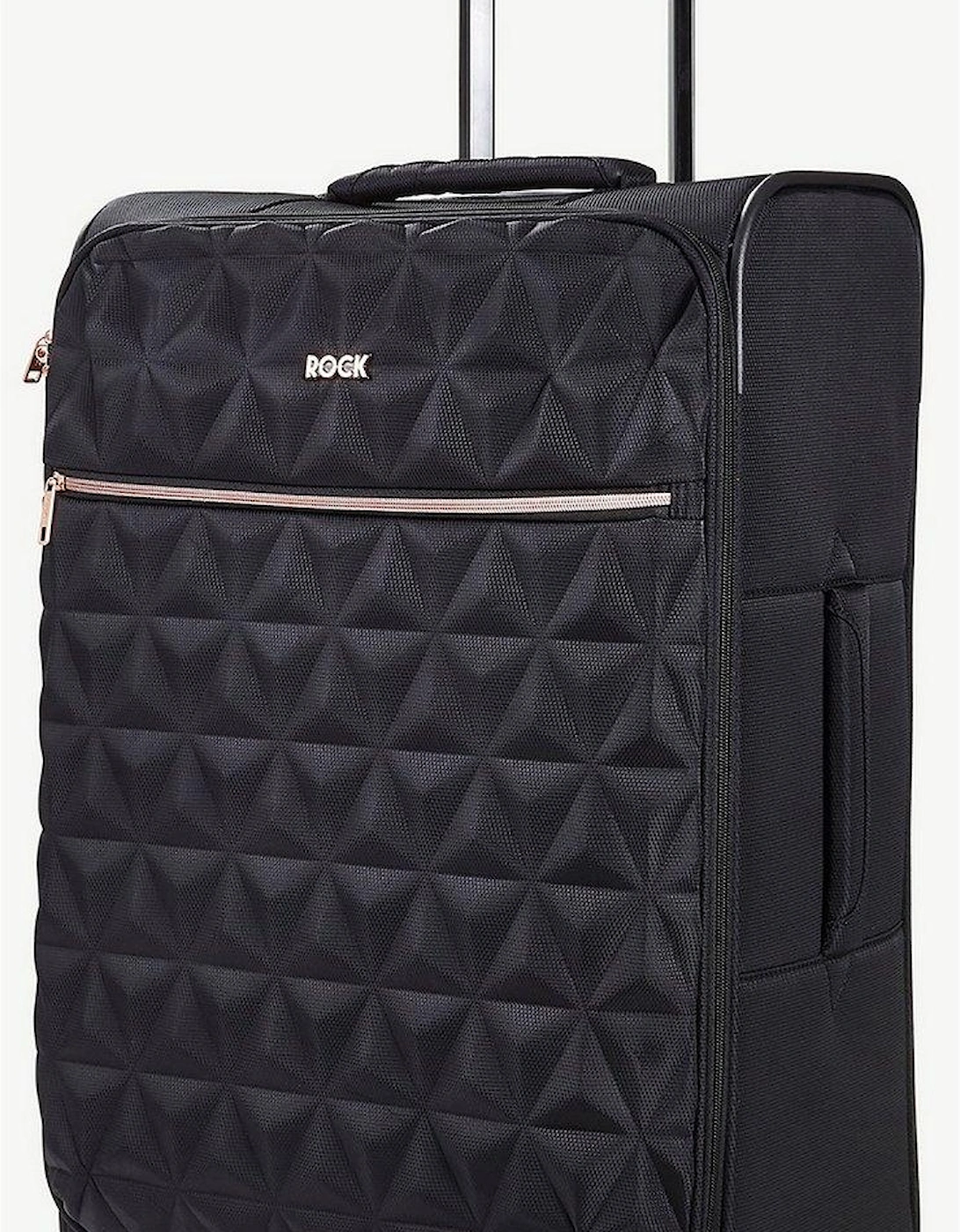 Jewel 4 Wheel Soft Medium Suitcase - Black, 2 of 1