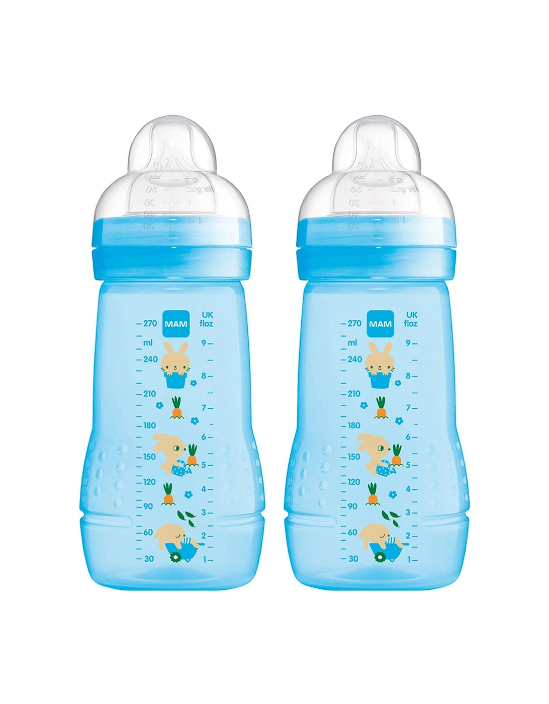 EA 270ml 2 pack Baby Bottle Set - Blue, 2 of 1