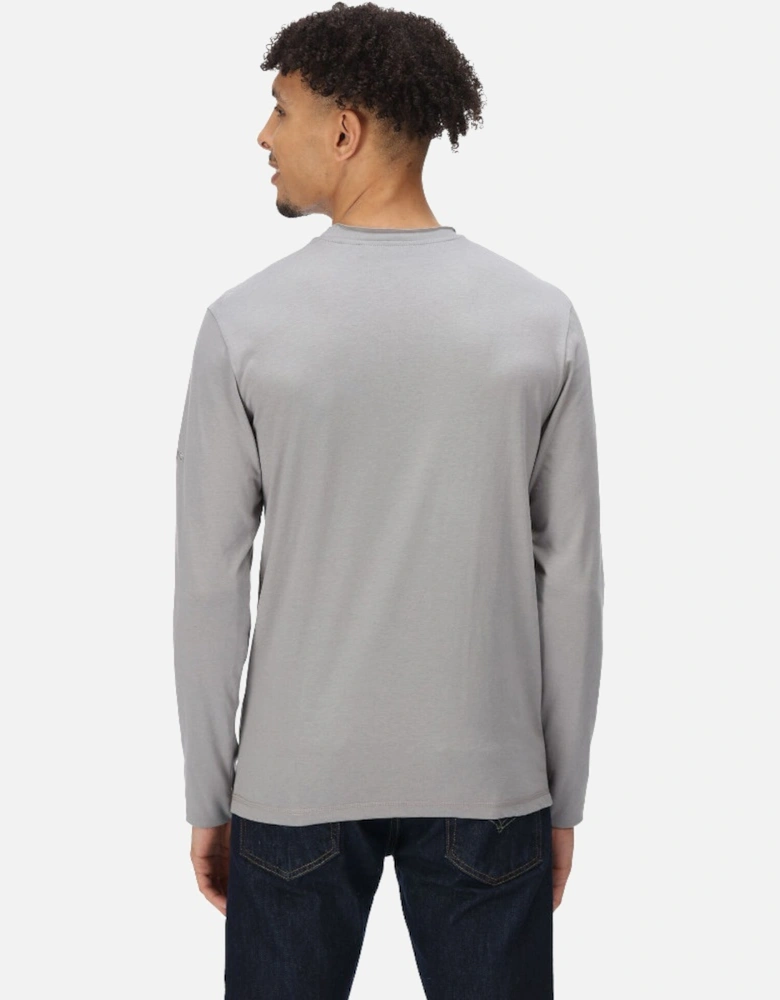 Mens Karter II Coolweave Cotton Long Sleeve T Shirt