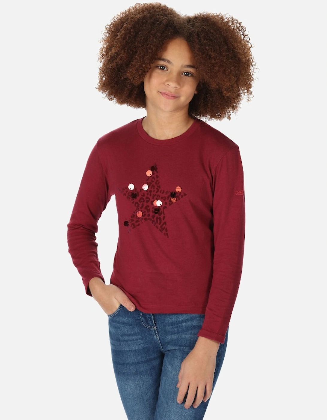 Girls Wenbie III Cotton Long Sleeve T Shirt, 5 of 4