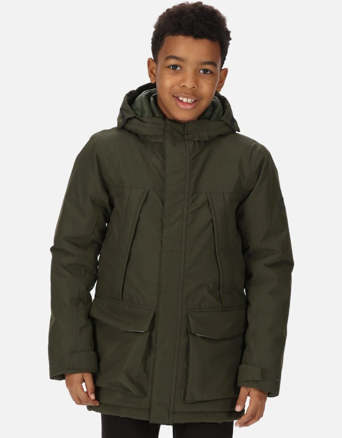 Boys Paddrick Waterproof Breathable Parka Coat, 5 of 4