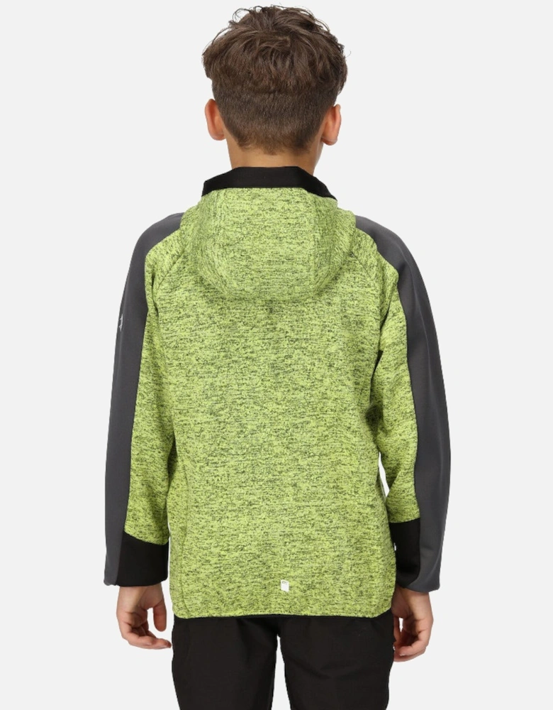 Boys Dissolver VI Reflective Full Zip Fleece Jacket