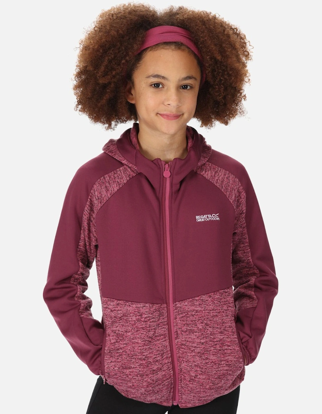 Girls Dissolver VI Reflective Full Zip Fleece Jacket, 5 of 4