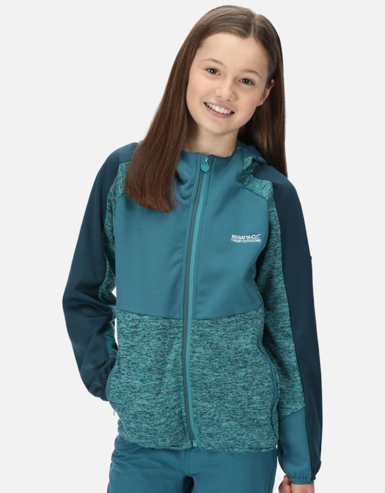 Girls Dissolver VI Reflective Full Zip Fleece Jacket