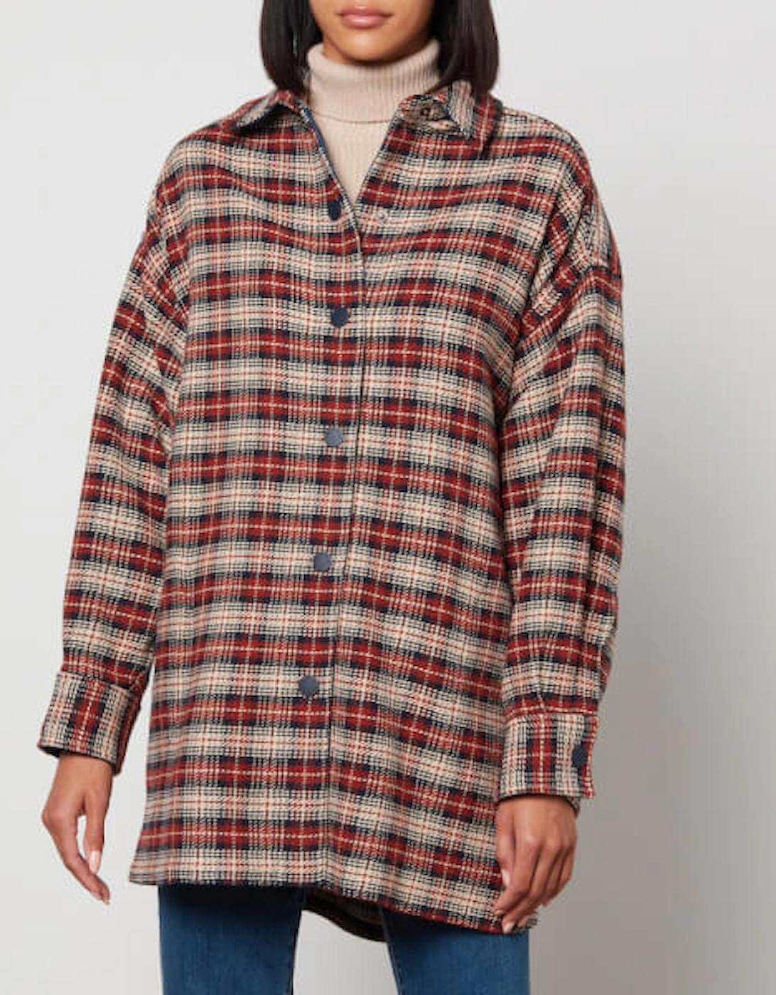 See By Chloé Oversized Checked Jacquard Shirt, 2 of 1