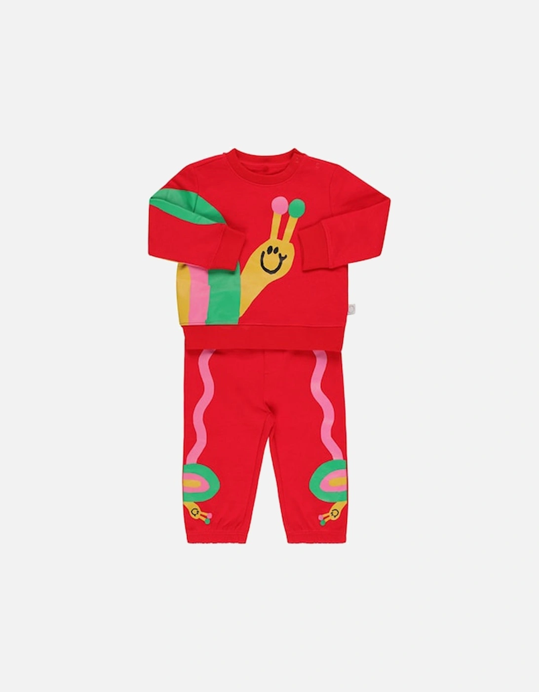 Stella Maccartney Girls Logo Tracksuit Red, 4 of 3