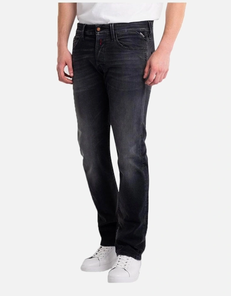 Mens 573 Bio Waitom Regular Fit Organic Straight Leg Jean Washed Black