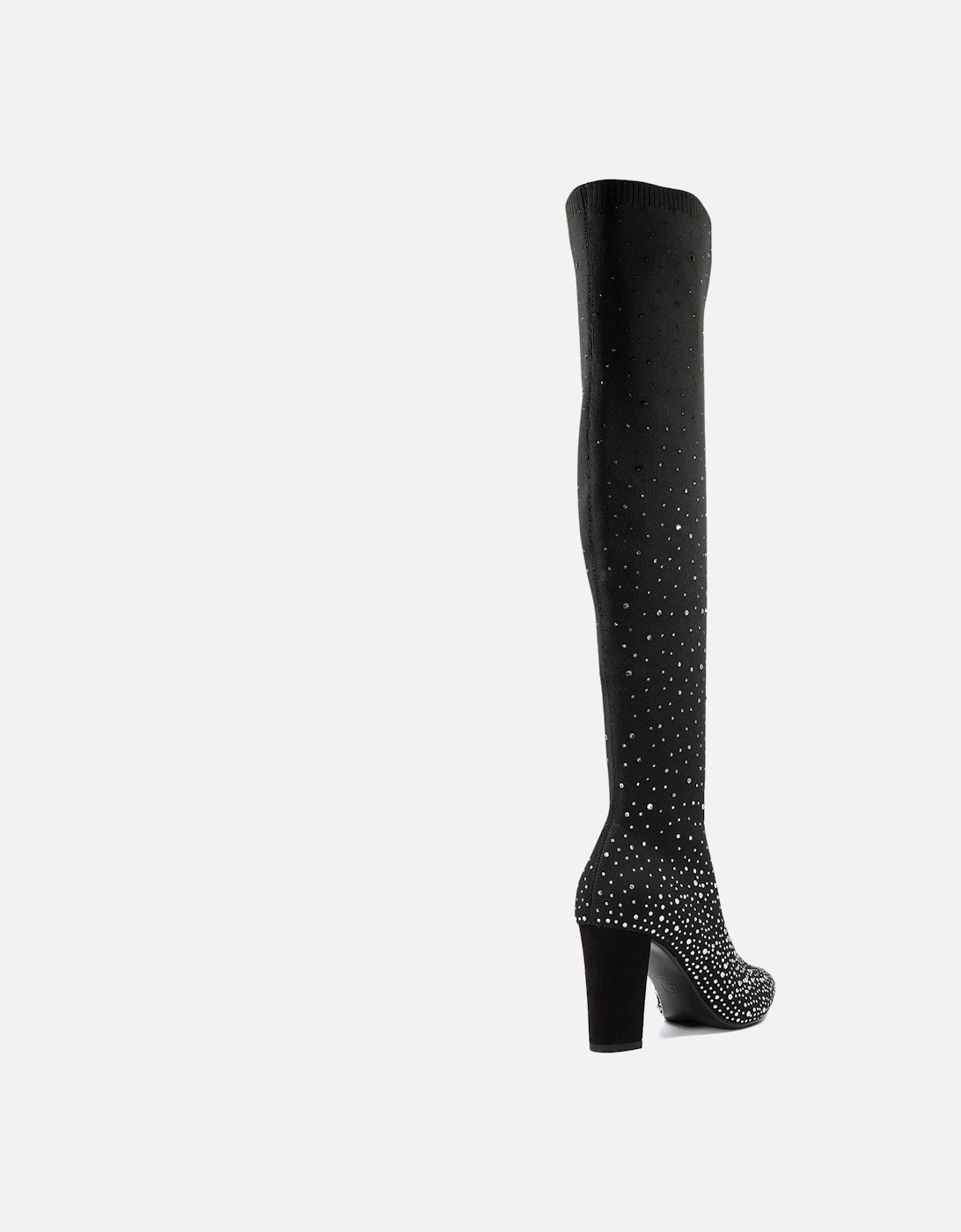 Ladies Scenic - Hot-Stone Embellished Knee-High Boots