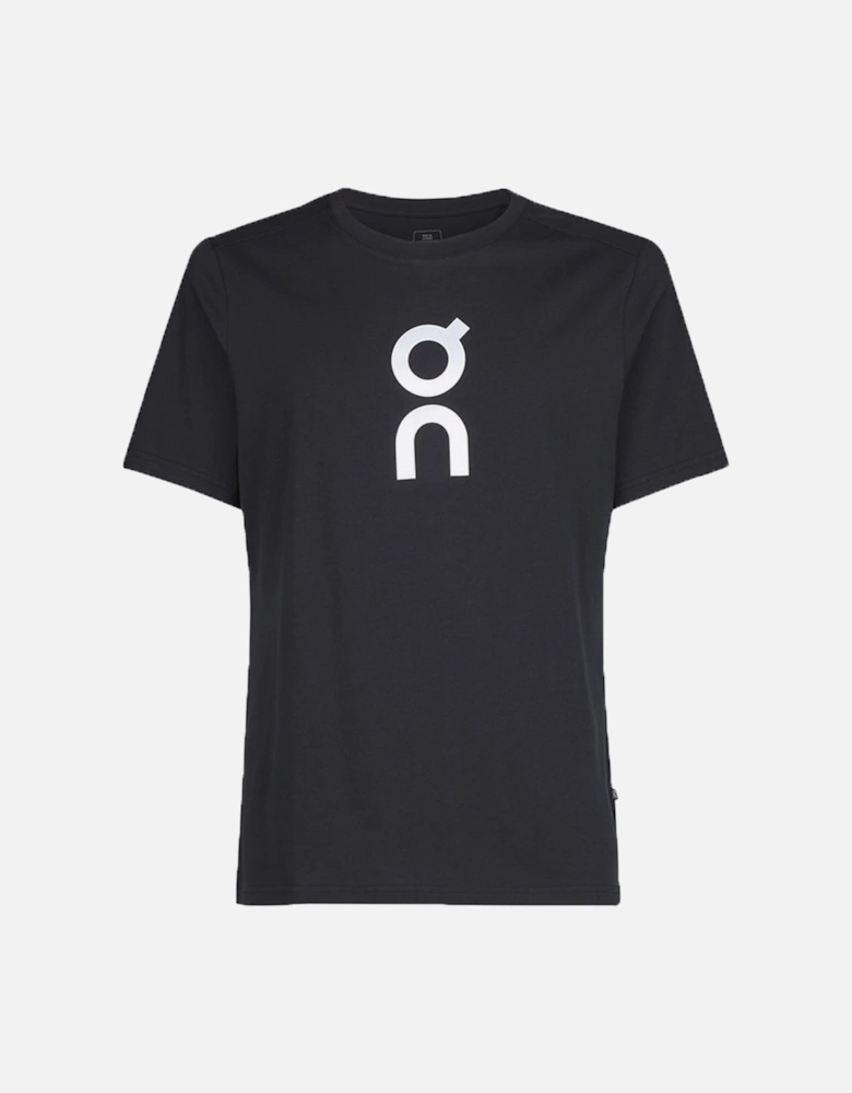Running Mens Graphic T-shirt Black