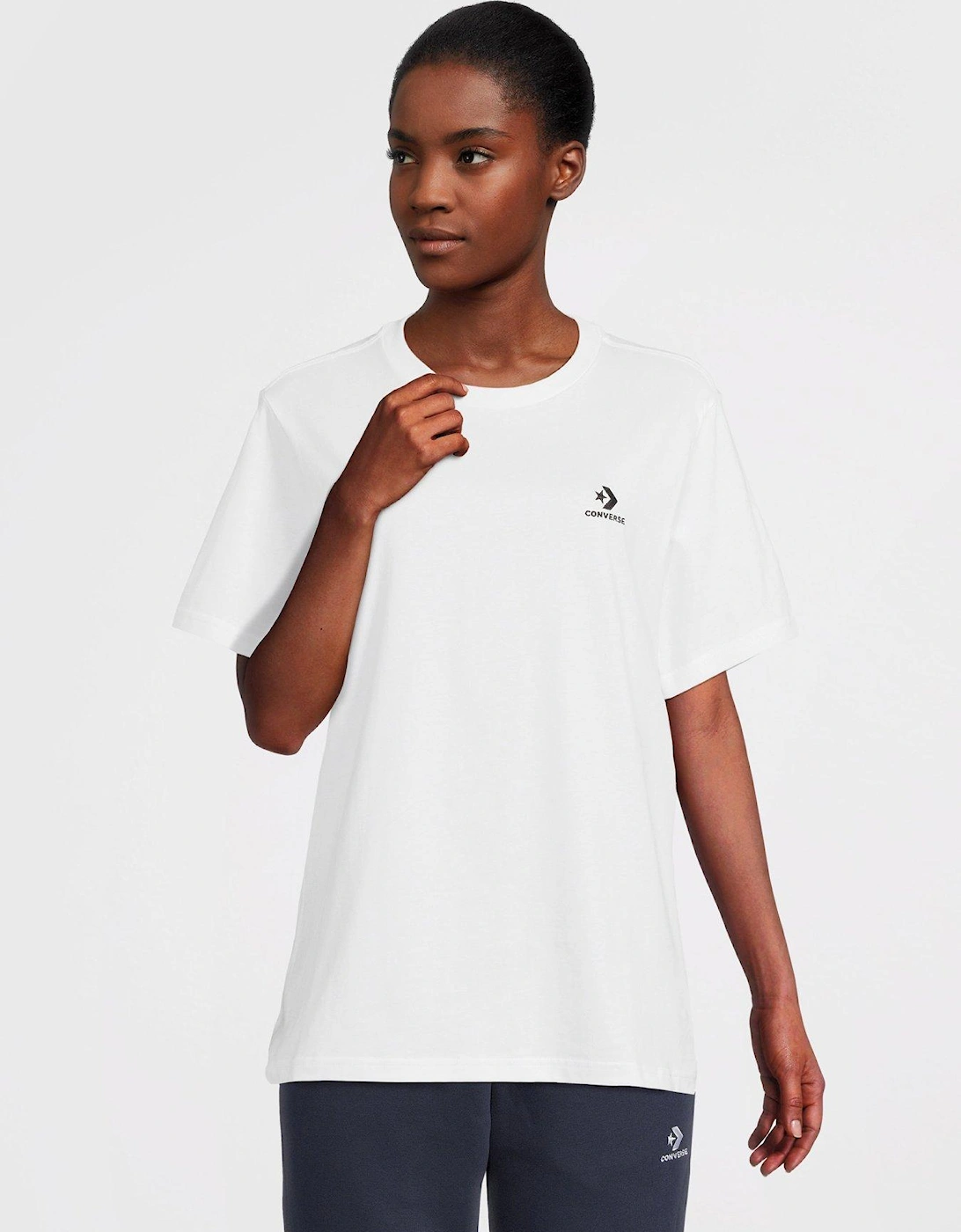 Gender Free Star Chevron T-Shirt - White, 2 of 1