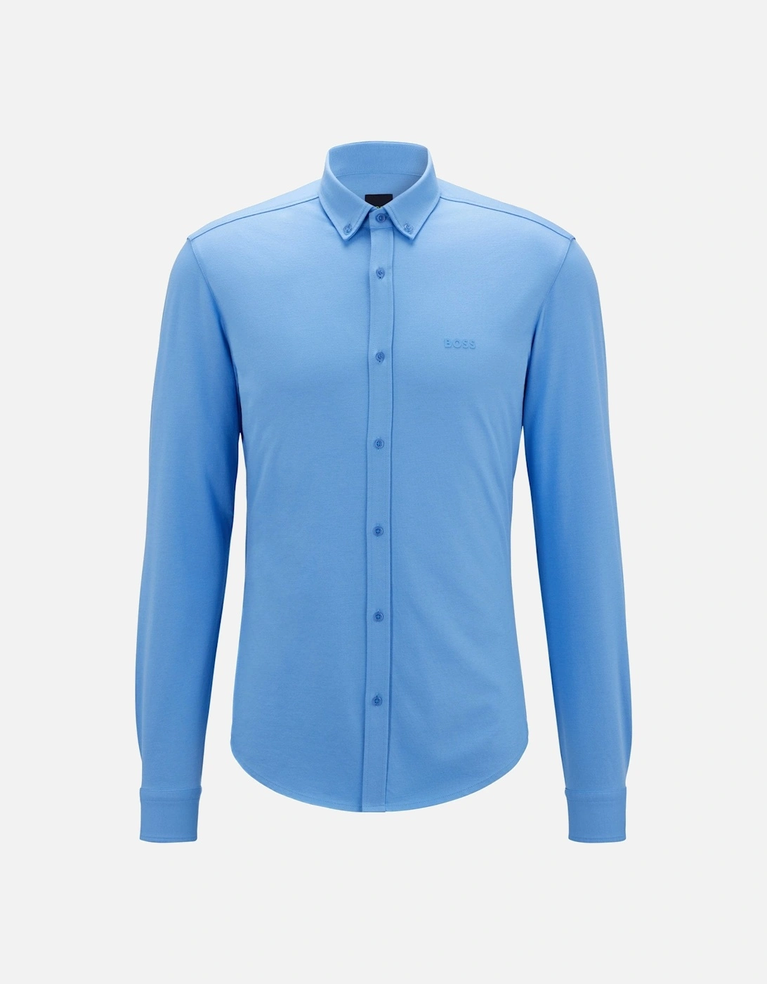 Men's Bright Blue BIADO R Long Sleeved Shirt, 4 of 3