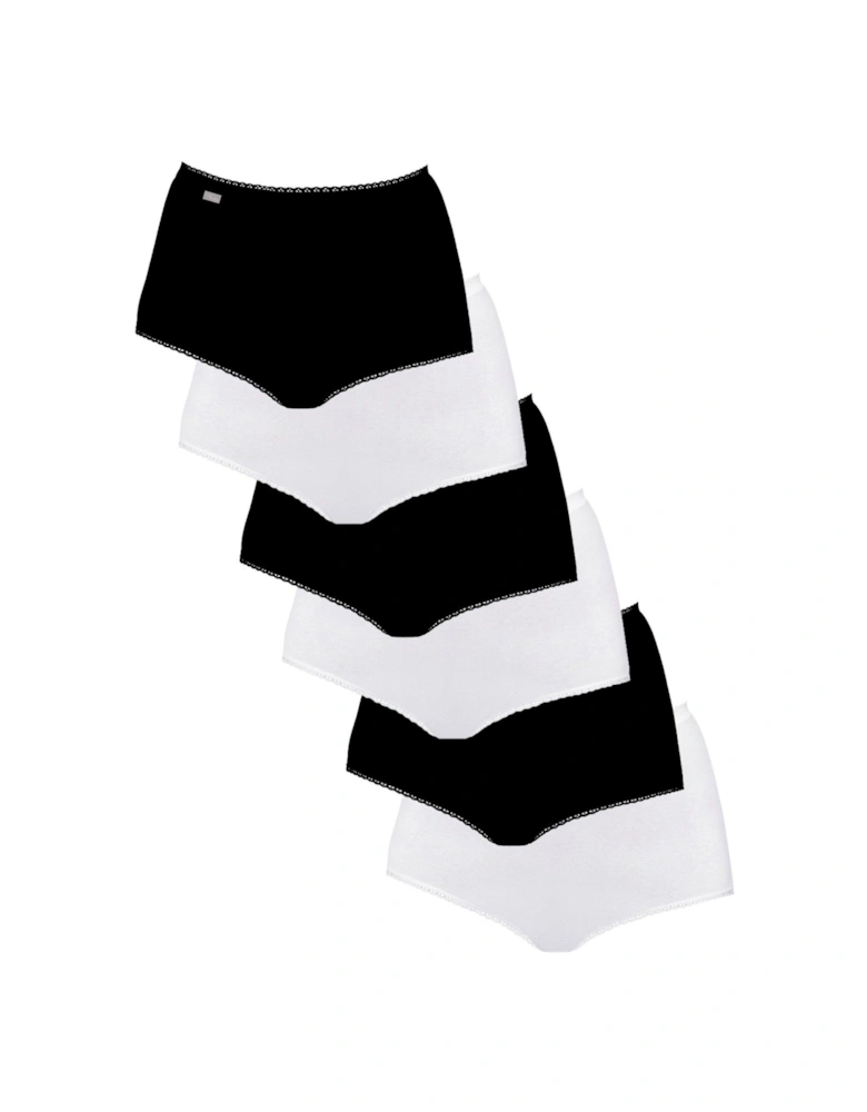 6 Pack Maxi Briefs - Assorted