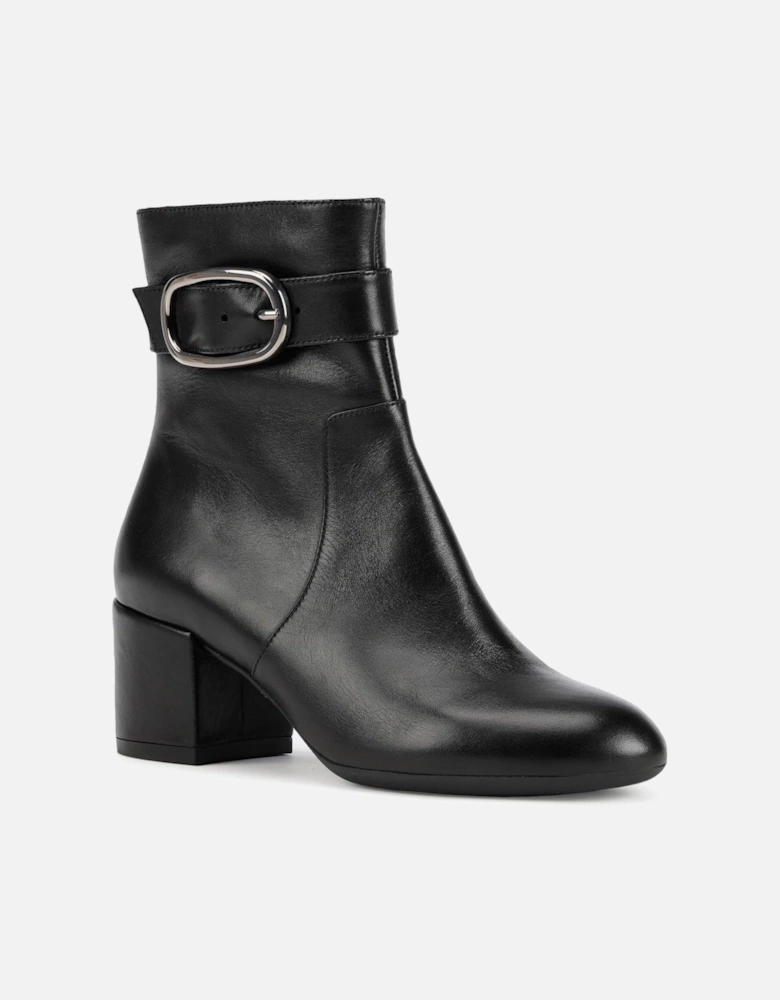 Womens/Ladies D Eleana Nappa Leather Ankle Boots