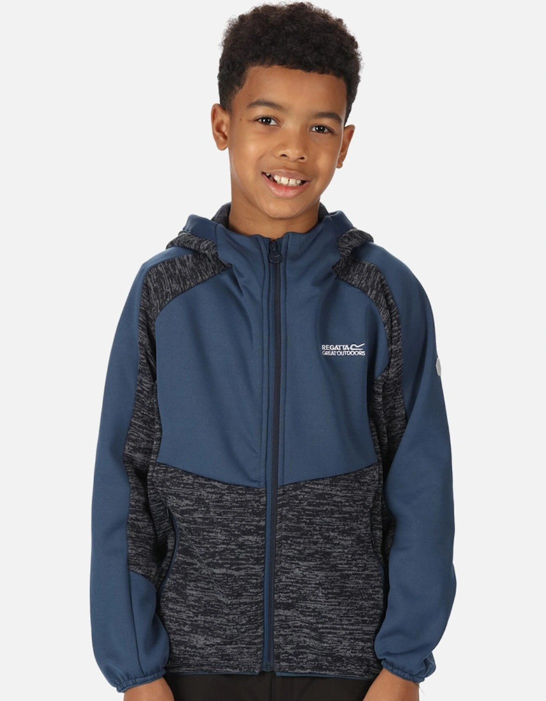 Boys Dissolver VI Reflective Full Zip Fleece Jacket, 5 of 4