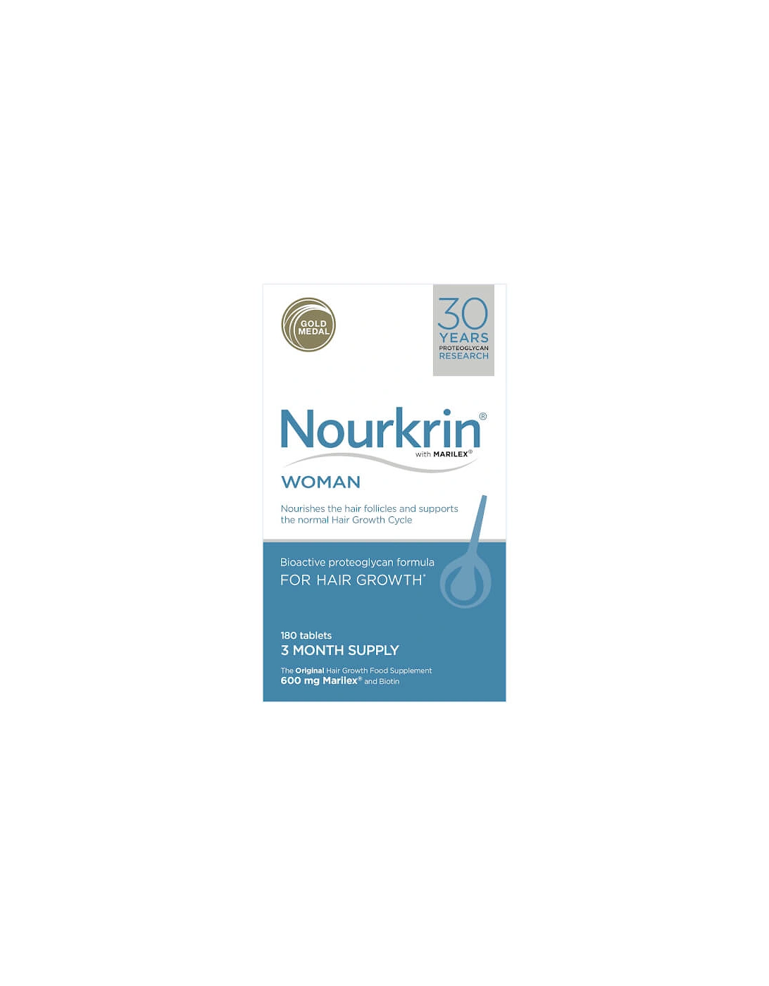 Woman - 3 Month Supply (180 Tablets) - Nourkrin, 2 of 1