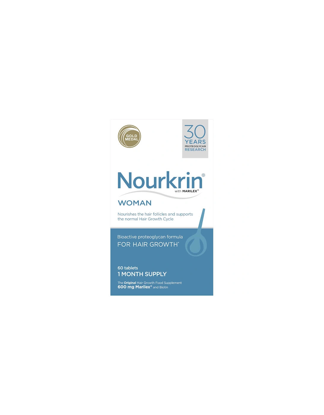 Woman (60 Tablets) - Nourkrin, 2 of 1