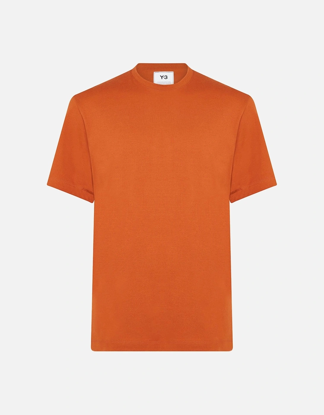 Y-3 Mens Back Logo T-shirt Orange, 2 of 1