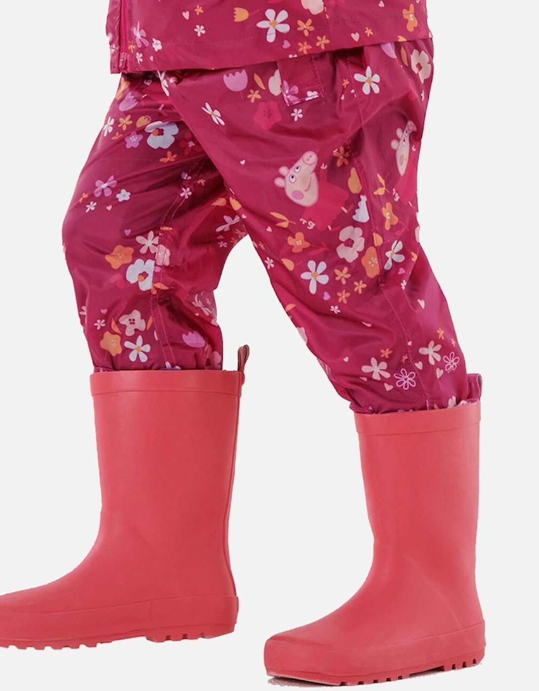 Boys & Girls Peppa Pack It Waterproof Over Trousers, 2 of 1