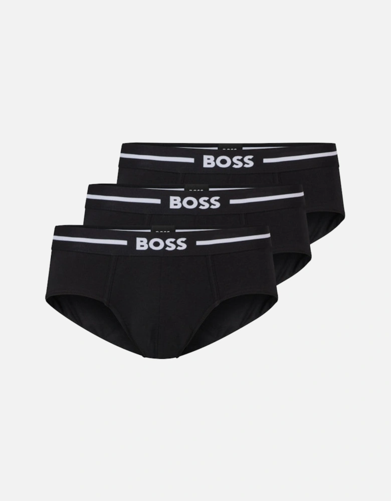 Hip Brief 3Pack Bold 001 Black