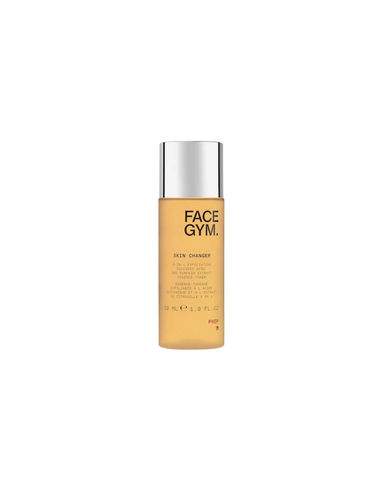 Skin Changer 2-in-1 Exfoliating Succinic Acid and Pumpkin Extract Essence Toner 30ml - FaceGym