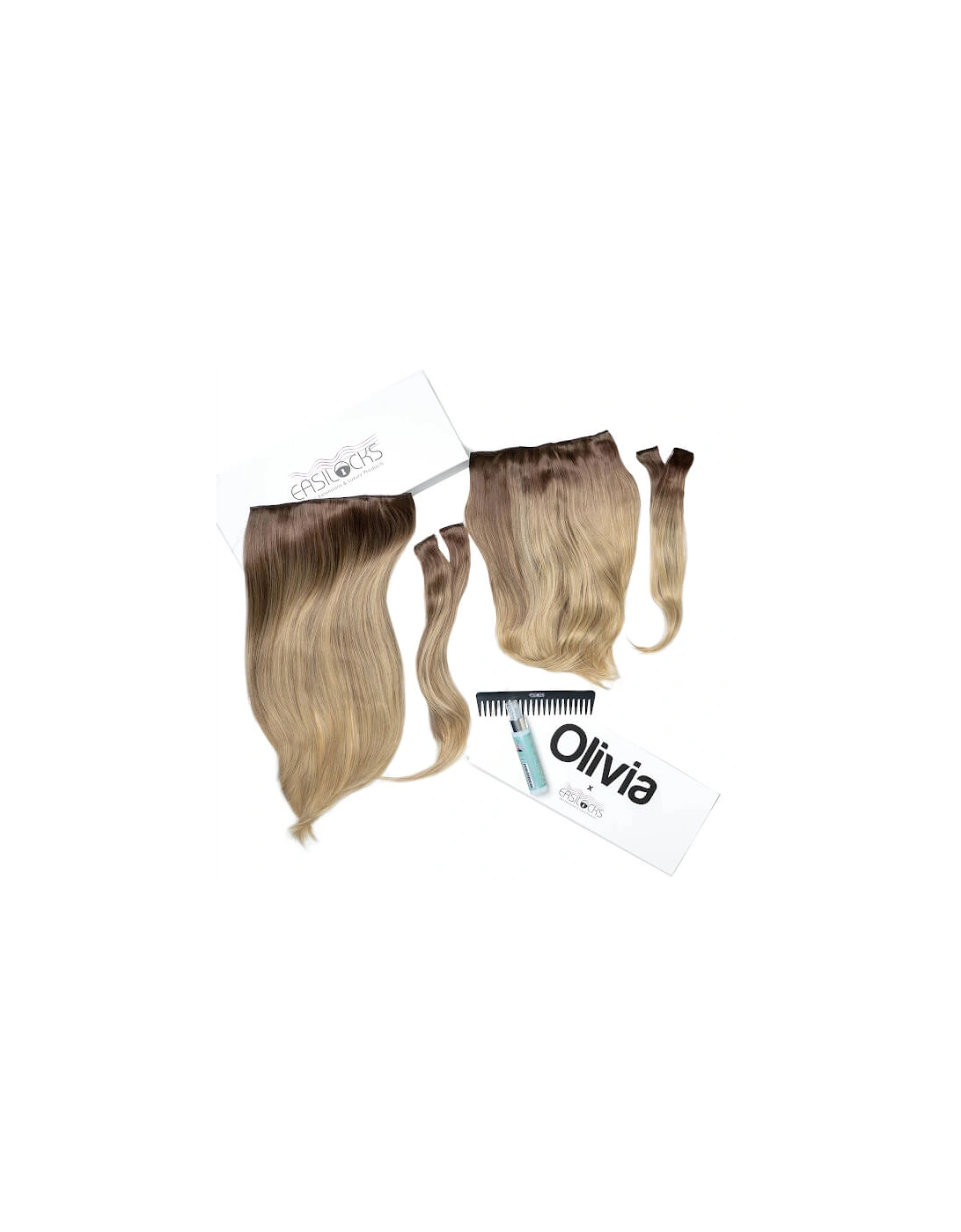 Olivia X Straight Collection - Vanilla Balayage, 2 of 1