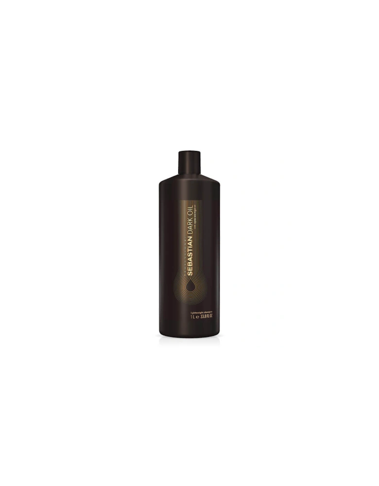 Sebastian Dark Oil Lightweight Jojoba and Argan Oils Shampoo 1000ml - Sebastian Professional