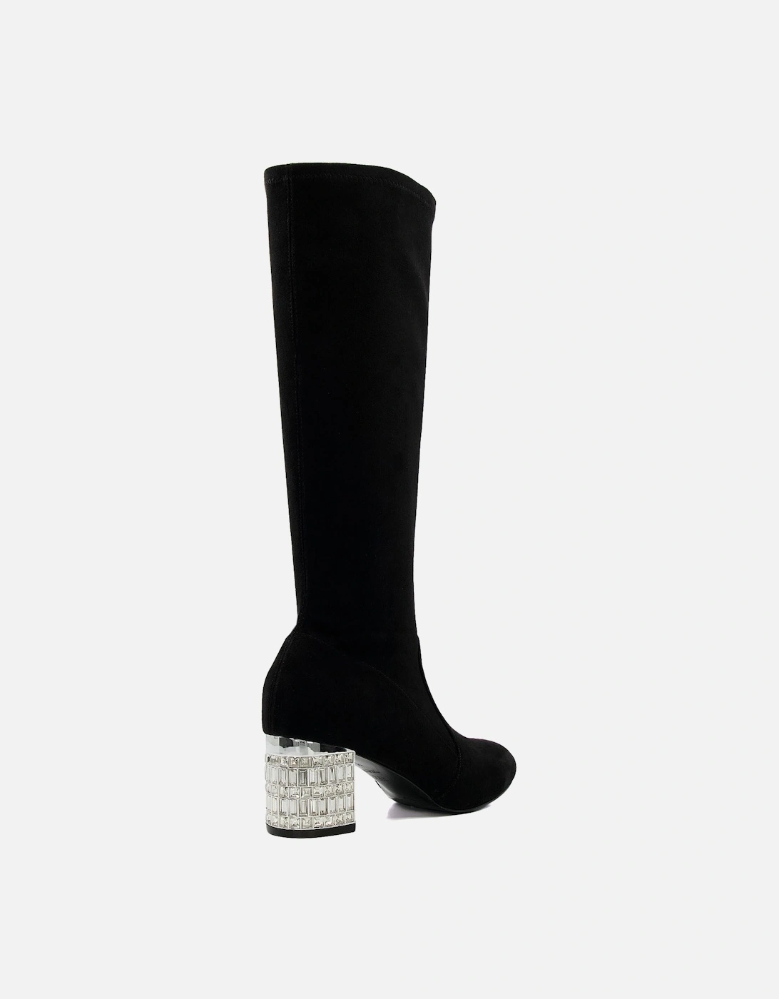 Ladies Starlet - Jewel-Heeled Knee-High Boots