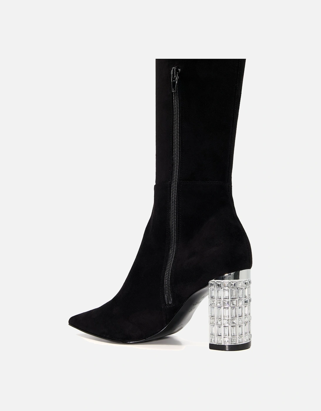 Ladies Superstar - Jewelled High Heel Over The Knee Boots