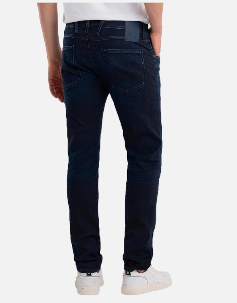 Hyperflex Anbass Forever Blue Slim Fit Jean Dark Blue 007