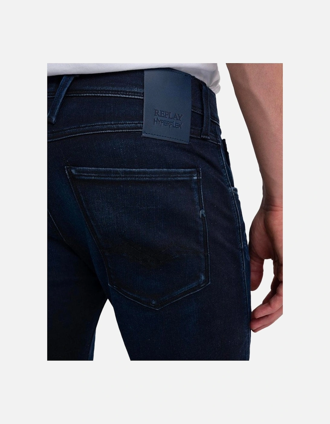 Hyperflex Anbass Forever Blue Slim Fit Jean Dark Blue 007