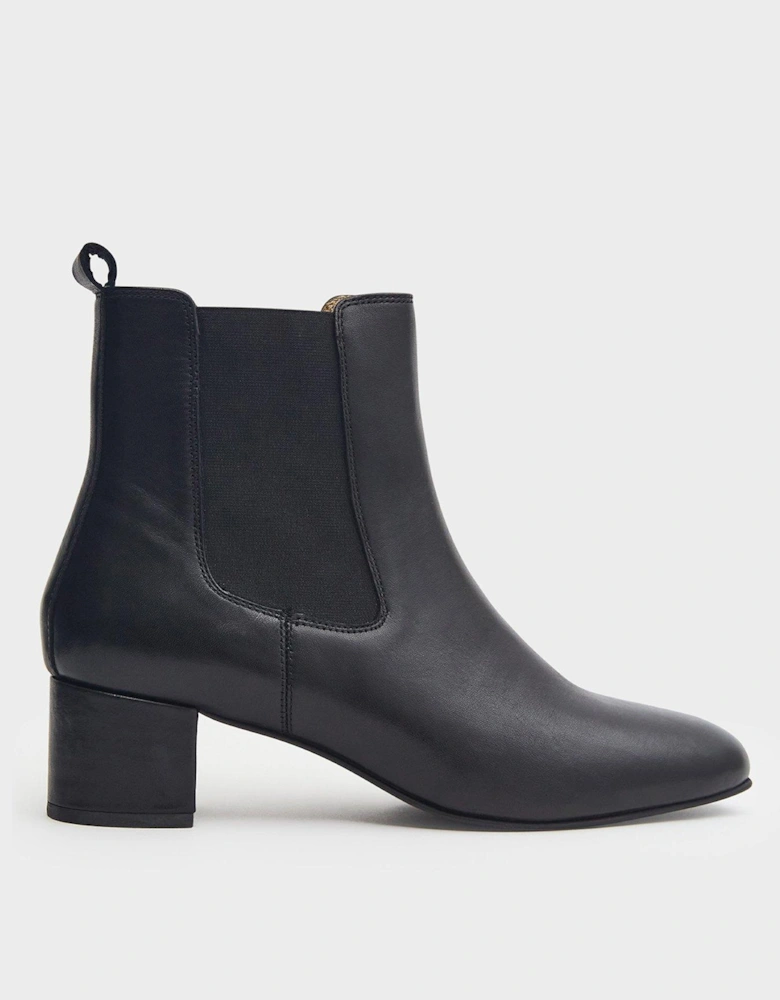 Diana Leather Boot -black