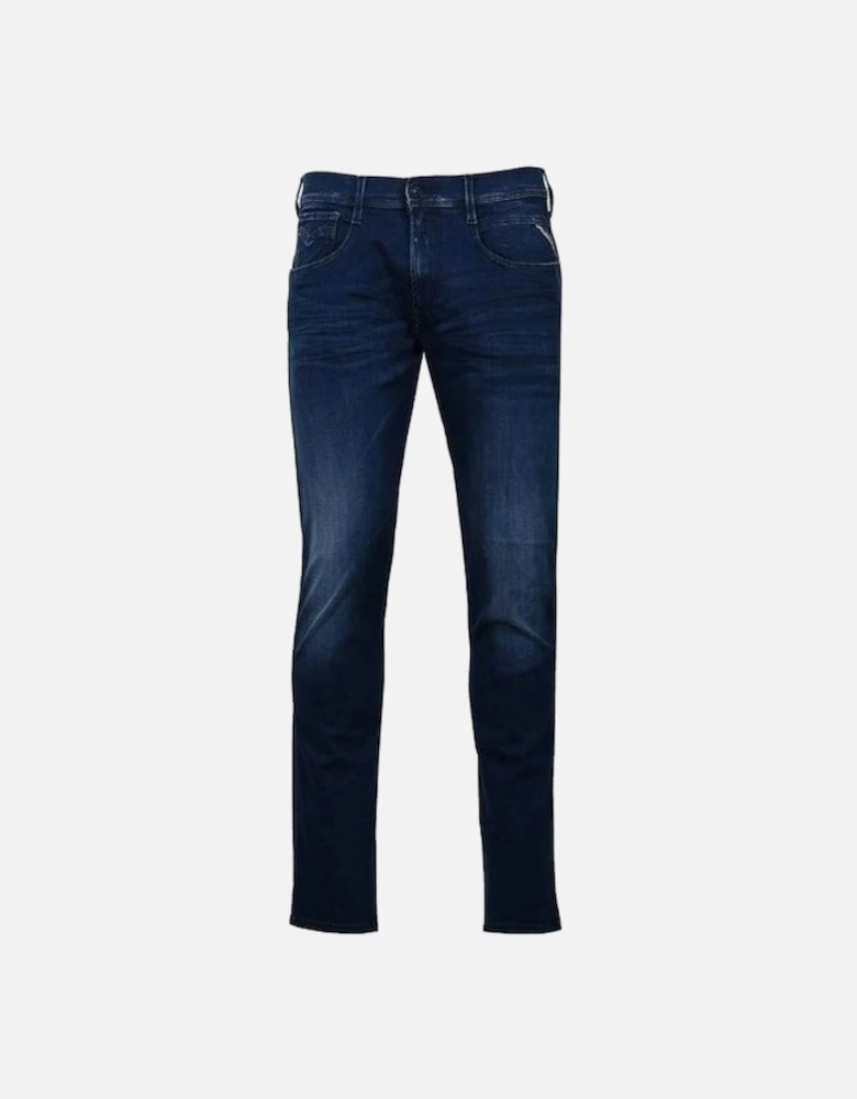 Anbass Hyperflex Mid Wash Slim Fit Jeans