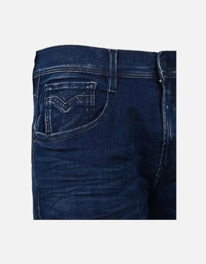 Anbass Hyperflex Mid Wash Slim Fit Jeans