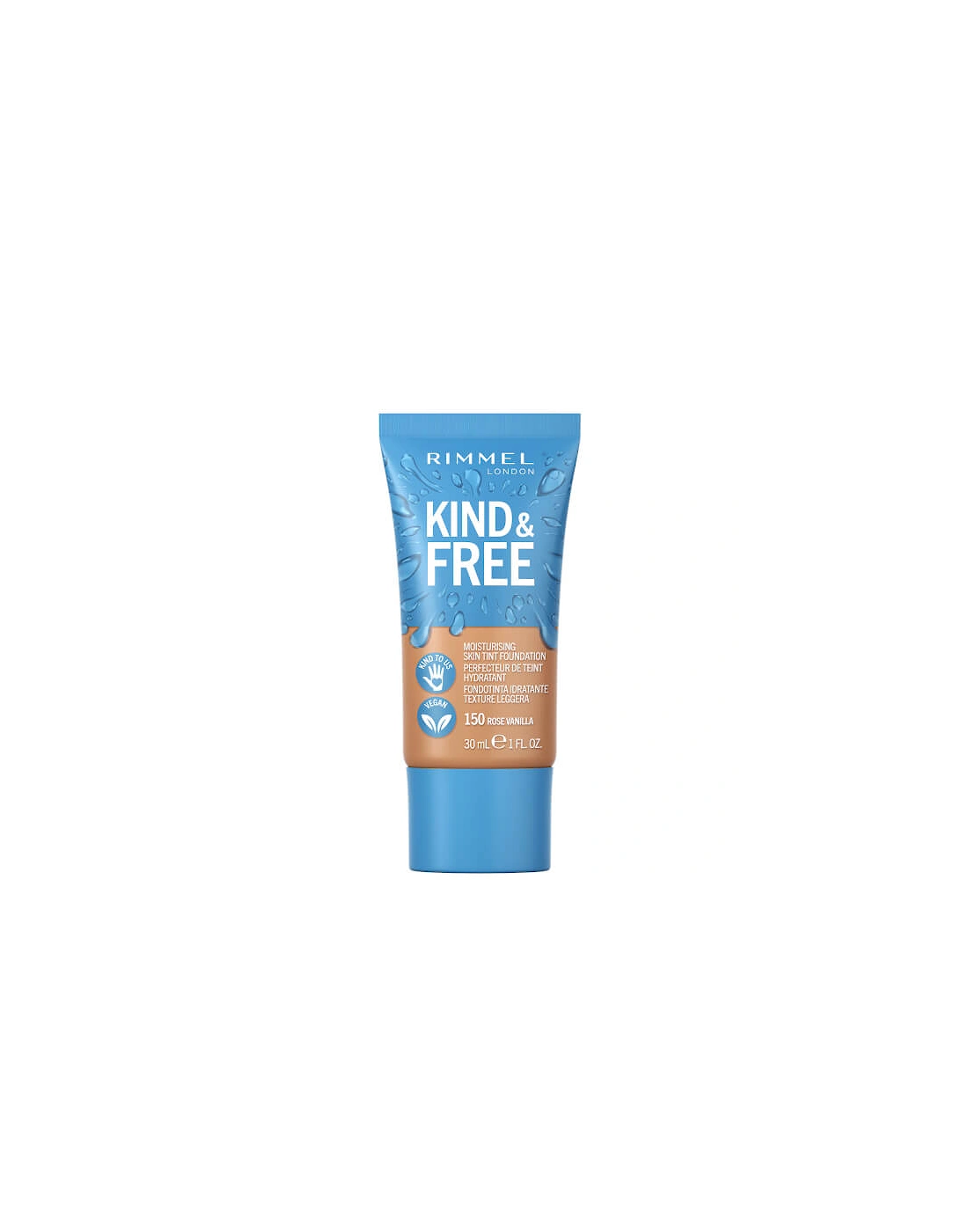 Kind and Free Skin Tint Moisturising Foundation - Rose Vanilla, 2 of 1