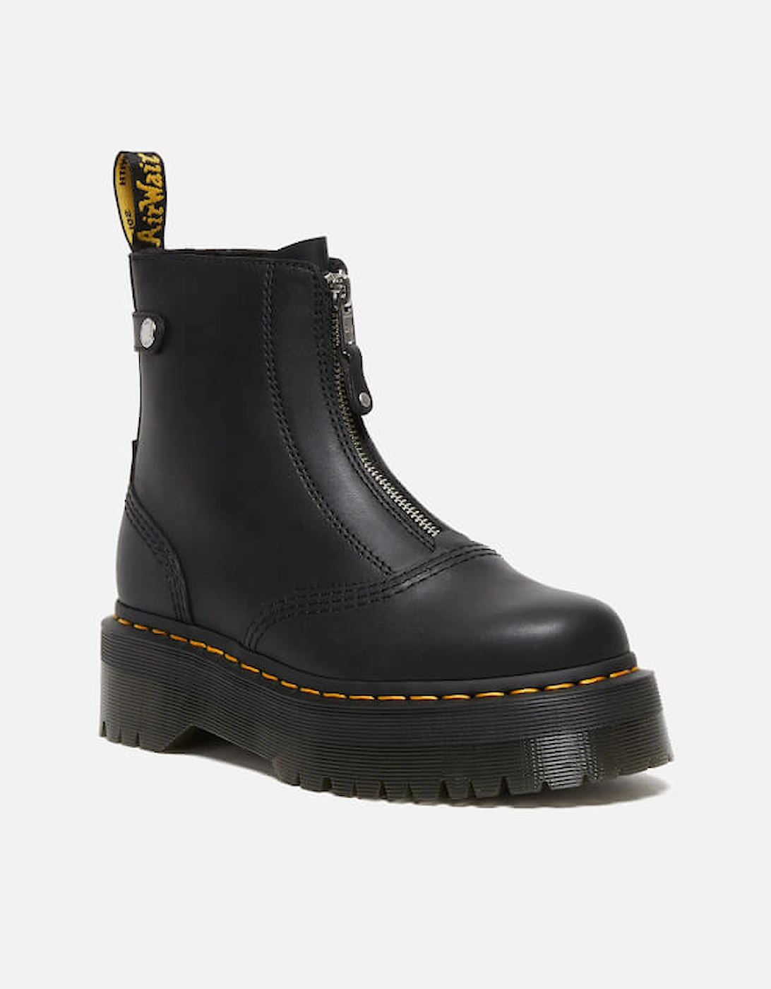 Dr. Martens Jetta Zip Front Leather Boots, 2 of 1