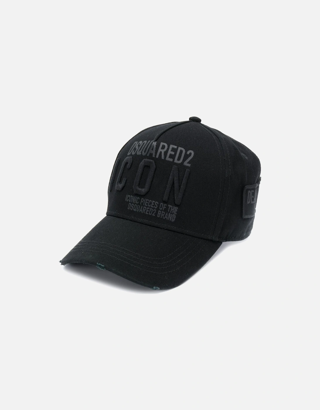 Iconic Embroidered Baseball Cap Black, 3 of 2