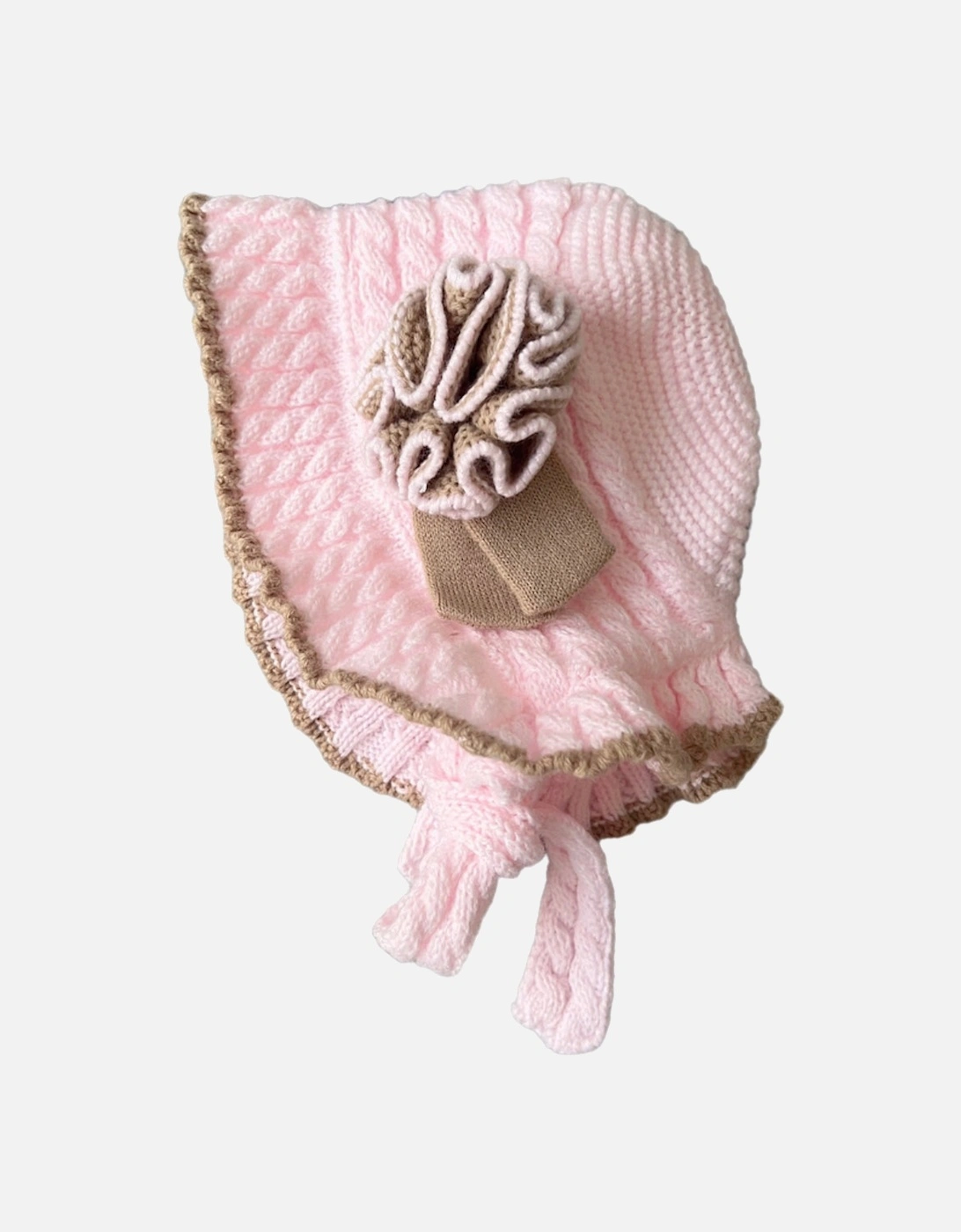 Pink Knit Bonnet, 3 of 2