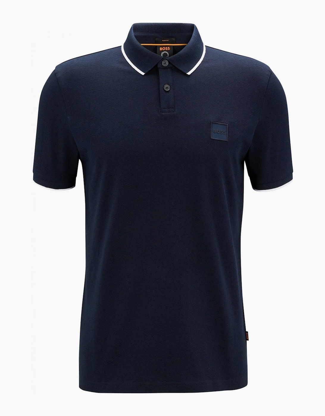 Hugo Boss Men's Navy Dark Blue Passertip Polo - Size: 38