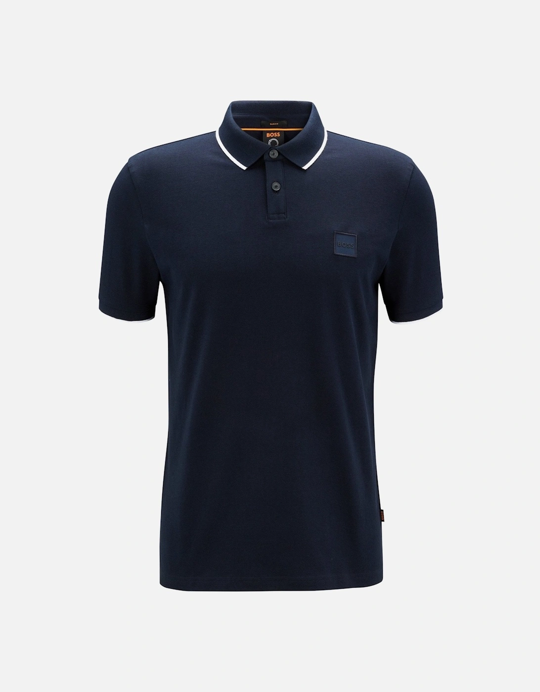 Men's Dark Blue Passertip Polo, 4 of 3